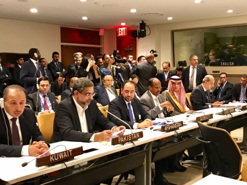 PM Abbasi calls upon OIC to halt atrocities against Rohingya Muslims