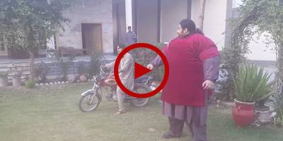 Khan Baba vs motorbike who will win?