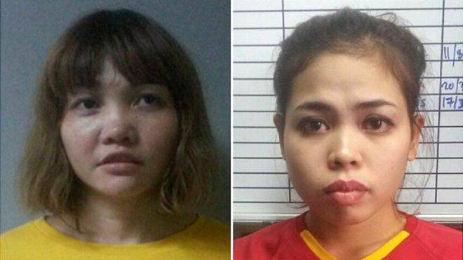 Two women accused of killing Kim Jong Un's half brother plead not guilty
