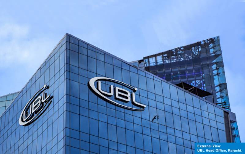 UBL head office building stands tall in Karachi
