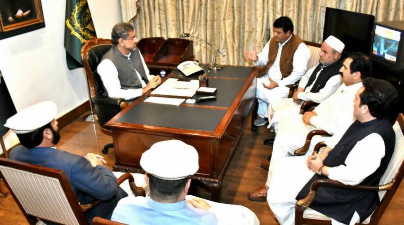 PM Abbasi assures implementation of Fata reforms amid protest