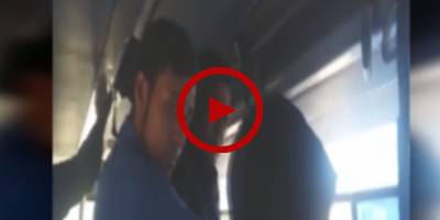 Bus conductors filmed while slapping and treating special children brutally in Lahore