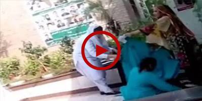 Woman gives birth outside Sir Ganga Ram Hospital Lahore
