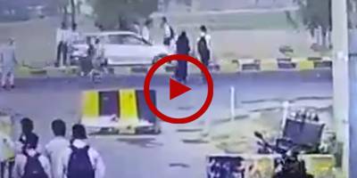 Student crushed to death after high-speed vehicle loses control in Faisalabad