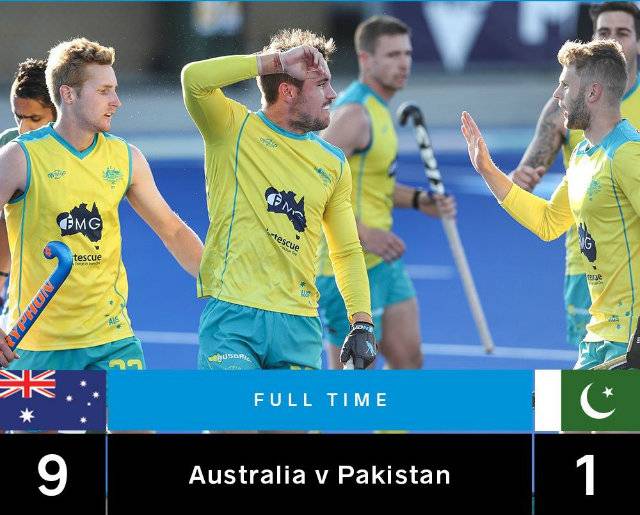 Australia hand Pakistan worst-ever defeat in 1st match of International Hockey Festival