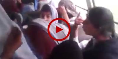 Another video showing bus conductor misbehaving with special children emerges