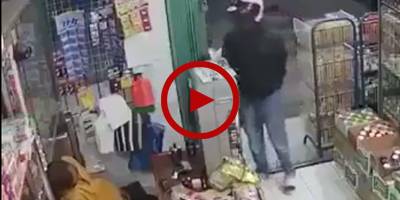 Hilarious: Robbery bid foiled after shopkeeper wakes up