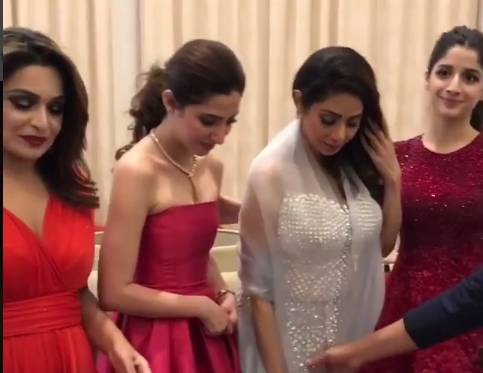 Is that Meera we see standing next to Mahira after the bitter affair?