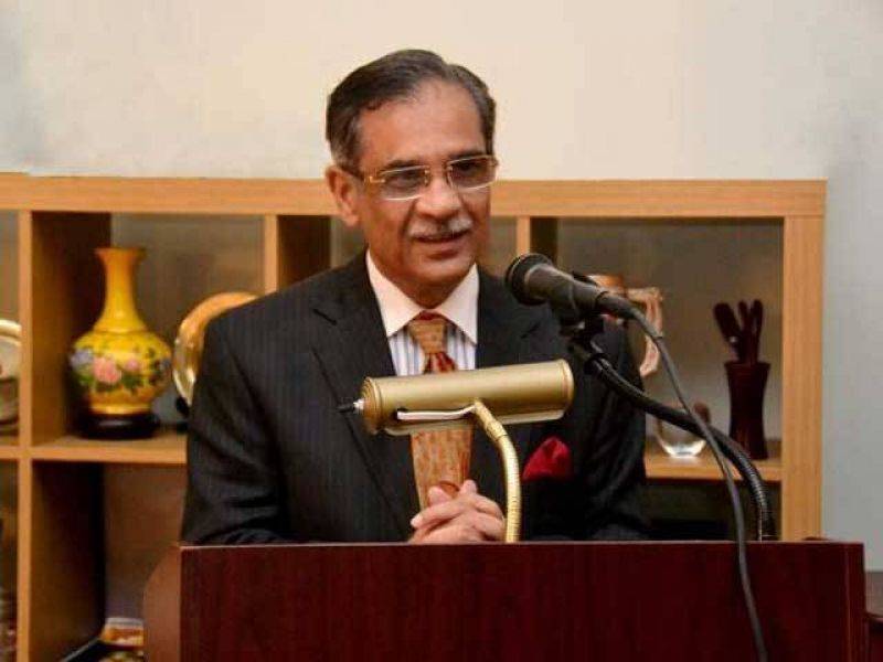 CJP Saqib vows to resolve contaminated water issue before elections
