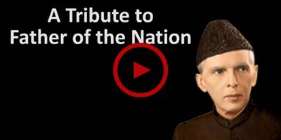 Father of the Nation Quaid-e-Azam Muhammad Ali Jinnah.