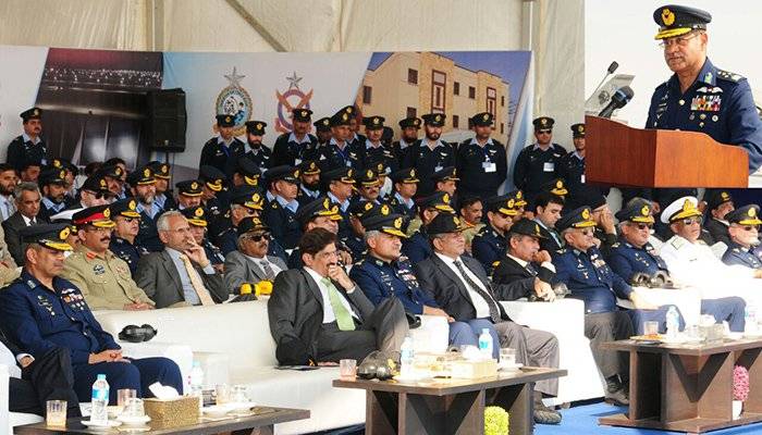 PAF inaugurates new operational air base at Bholari: It would play key role in safeguarding CPEC, says Aman