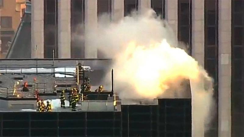 Fire breaks out on roof of Trump Tower: US media