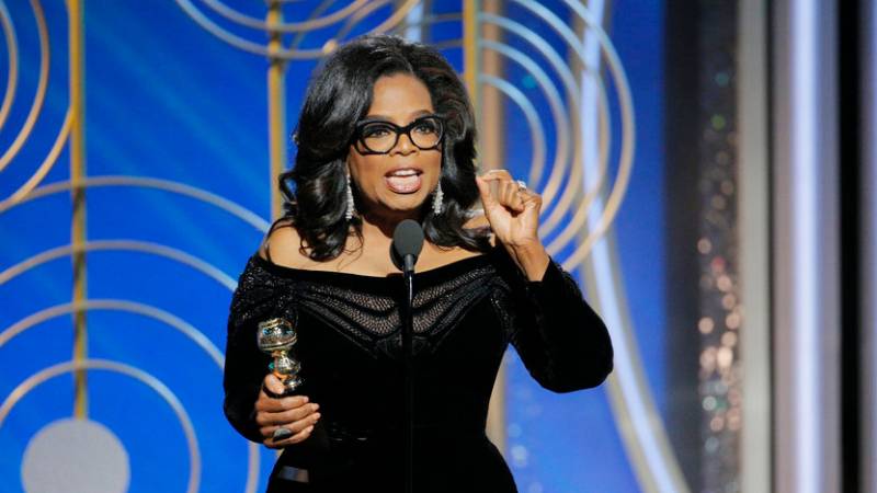 Oprah Winfrey's fiery speech at Golden Globes sparks talk of White House run