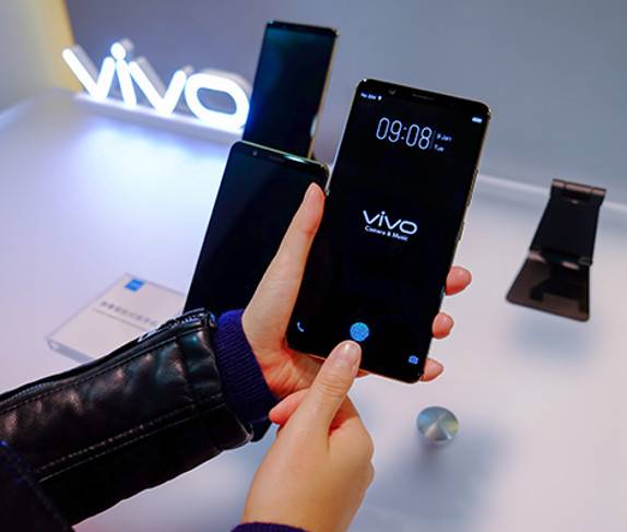 Vivo to launch world's first in-display fingerprint scanning smartphone