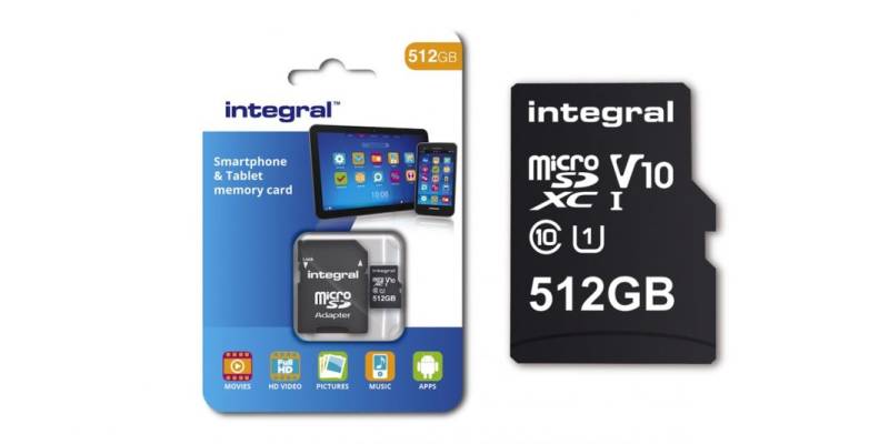 Integral announces world's first 512 GB memory card