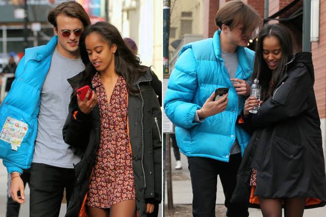 Little Miss Obama and her boyfriend spotted in NYC