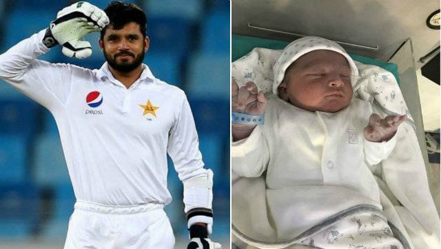 Pakistan's Azhar Ali welcomes third son