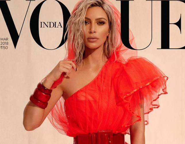 Kim Kardashian is receiving major backlash for appearing on cover of Vogue India
