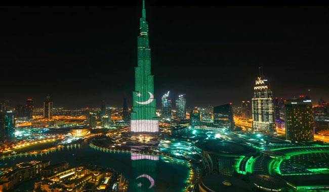 Dubai's Burj Khalifa to go white and green on Pakistan Day