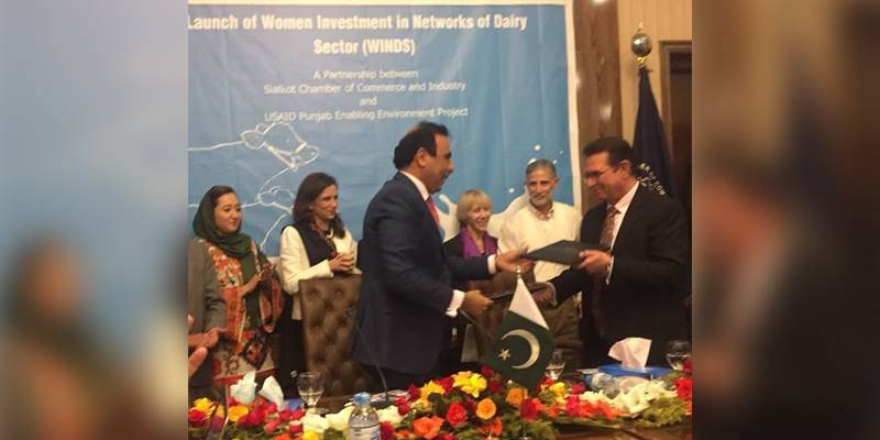 USAID, Sialkot chamber of commerce and industry partner to launch women-led dairy initiative