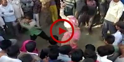 Woman tied with tree and brutally thrashed on the order of panchayat in India