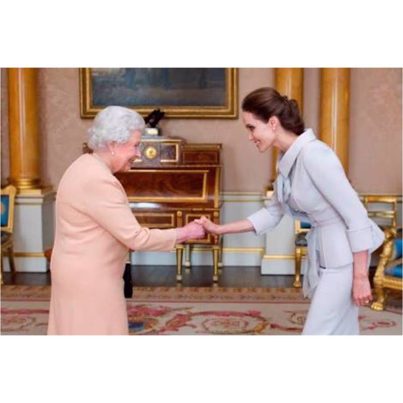 Angelina Jolie and Queen Elizabeth II join hands for a greater cause