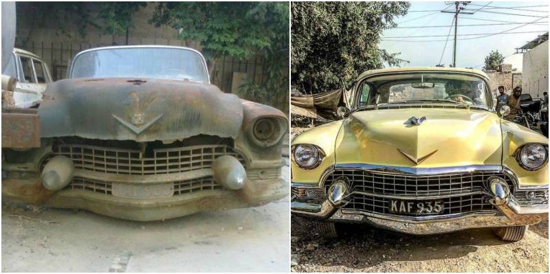 Fatima Jinnah’s 1955 Cadillac series 62 convertible restored by local garage in Karachi (PICS)