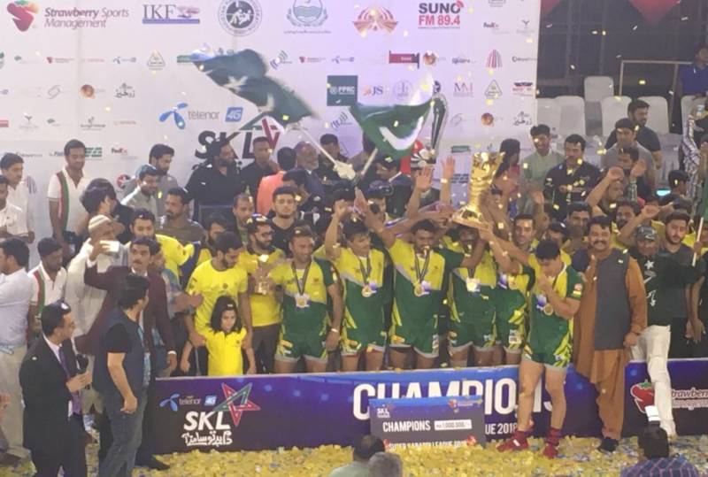 Gujrat Warriors win Super Kabaddi League champions 2018