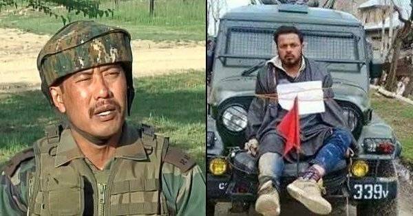 Major Gogoi who tied a civilian to his jeep as human shield caught with teenage girl in hotel, police orders probe