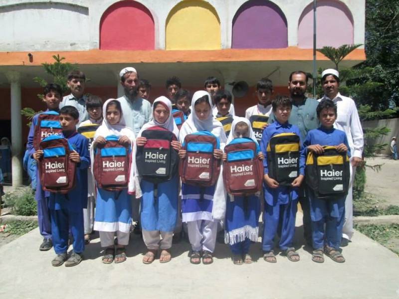 Haier Zalmi to distribute 20,000 school bags in 7 Agencies