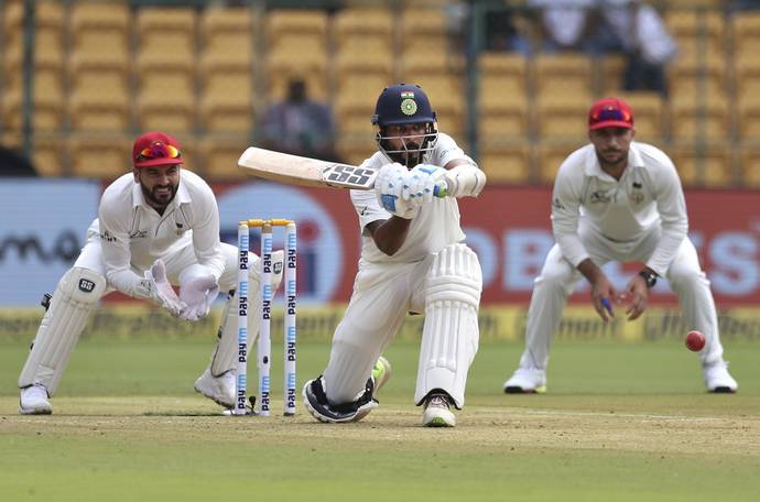 India vs Afghanistan, Ist Test, Day 1 - INDIA 347-6 at stumps