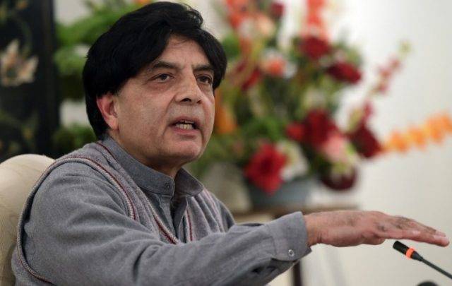 Nawaz Sharif was not eligible to lead PML-N, insists Ch Nisar