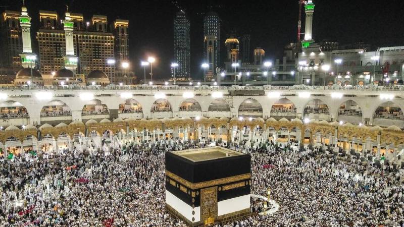 Pilgrims arriving in Saudi Arabia to perform Hajj