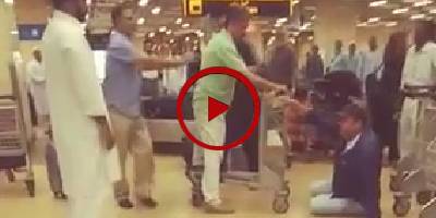 Nabeel Gobol beats up citizen at Jinnah International Airport Karachi (VIDEO)