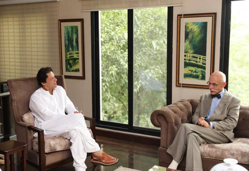 EU Ambassador Jean-Francois calls on Pakistan's PM-designate Imran Khan