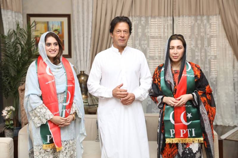 Imran Khan's step daughter joins PTI