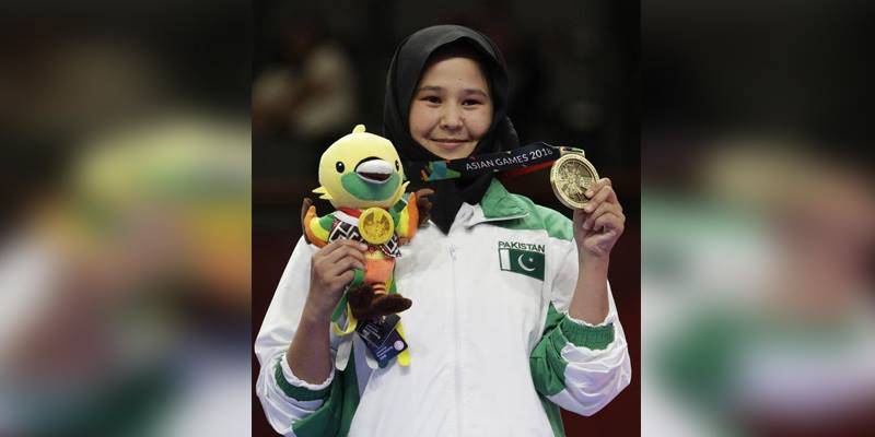 Asian Games: Pakistani athlete Nargis wins country's first ever bronze medal in Karate