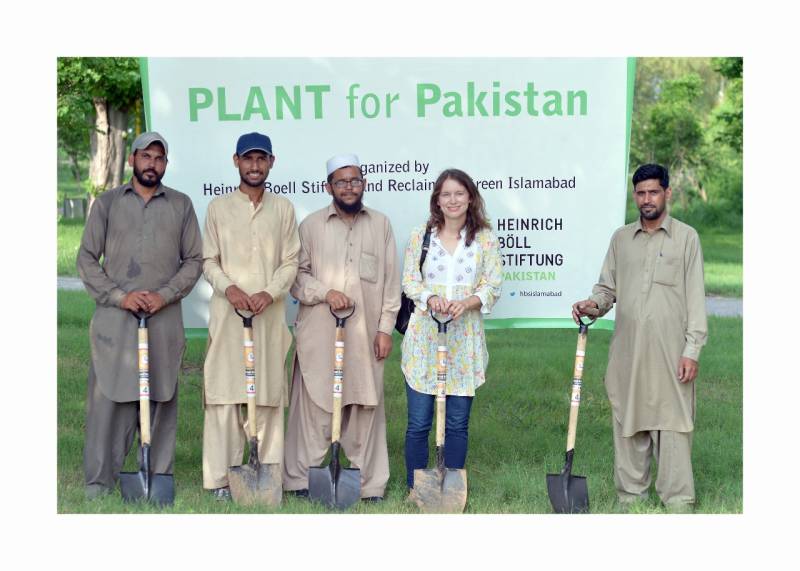 Reclaiming Green Islamabad on Plant for Pakistan drive