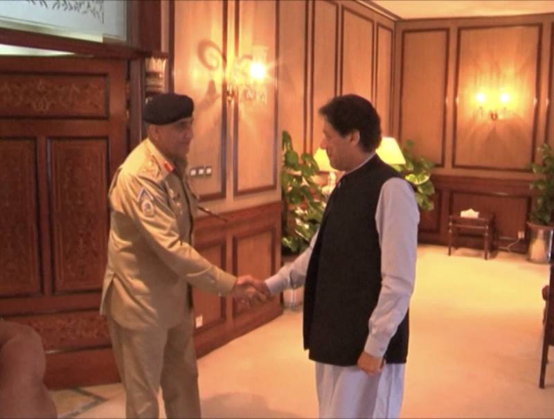 COAS Bajwa calls on PM Imran to discuss security