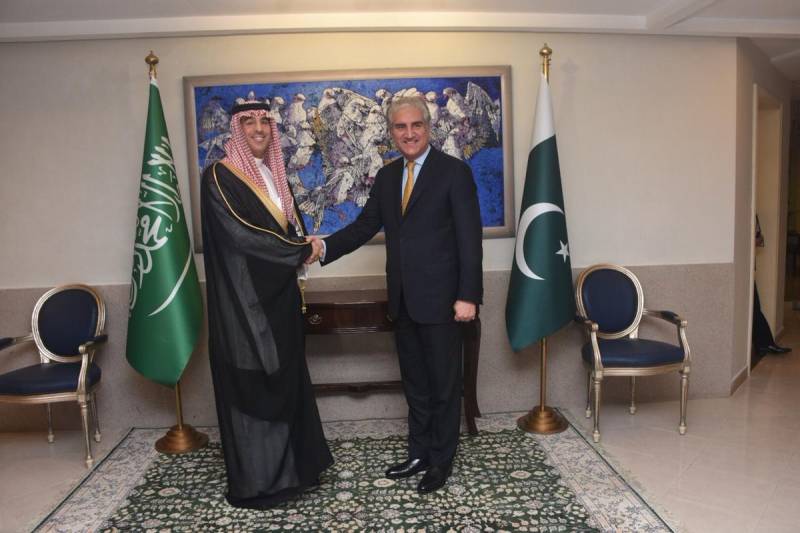 Saudi information minister, FM Qureshi discuss Pak-Saudi ties