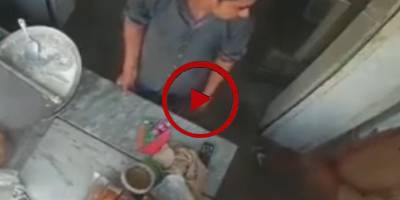 Robbery bid at milk shop in Karachi (VIDEO)