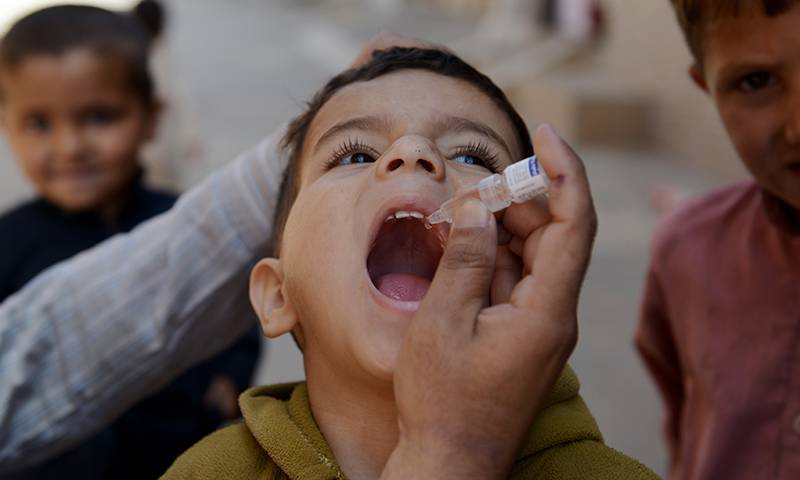 Polio eradication campaign kickstarted in Sindh, Balochistan 