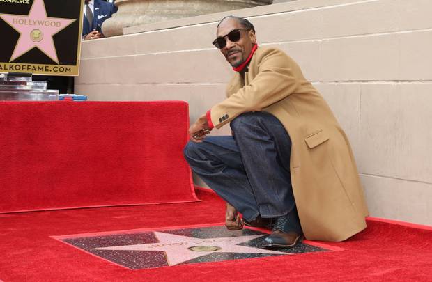 Rapper Snoop Dogg thanks himself on getting Hollywood 'Walk of Fame' star