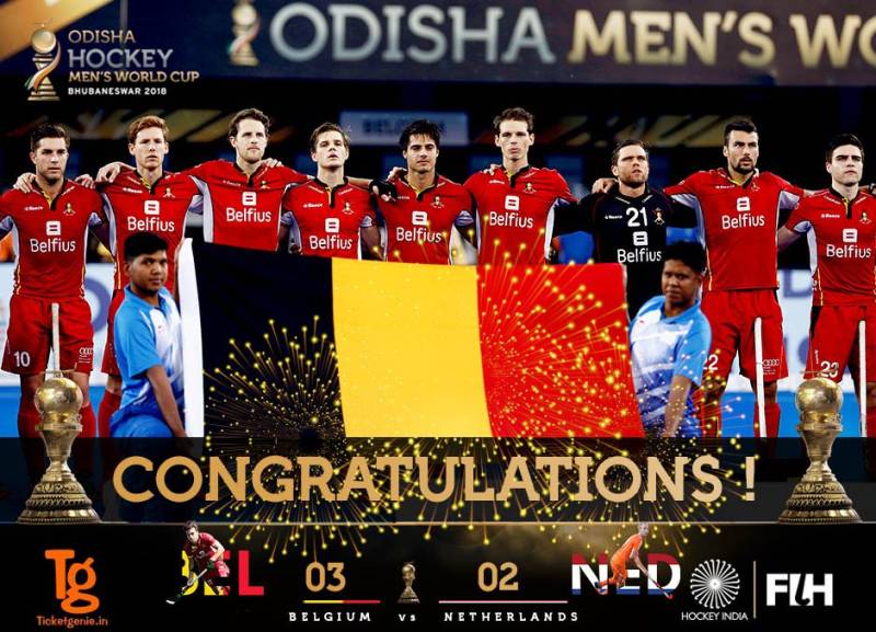 Belgium take top spot in men's FIH Hero World Rankings for the first time