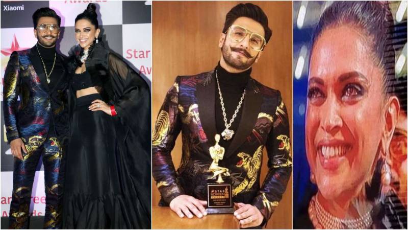 Ranveer Singh dedicates ‘Best Actor’ award to wife Deepika Padukone