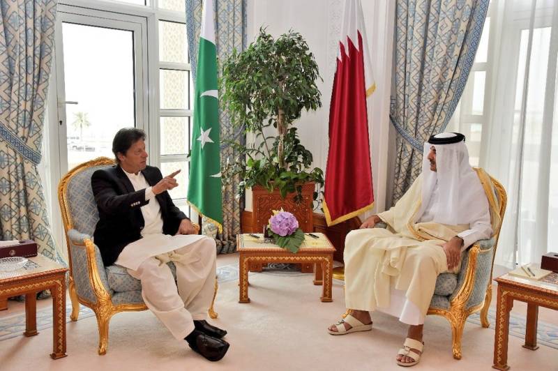 PM Imran, Emir of Qatar discuss ways to strengthen economic and trade relations