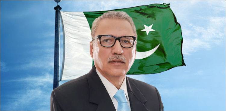 President Alvi urges India to stop using firearms and pallet guns