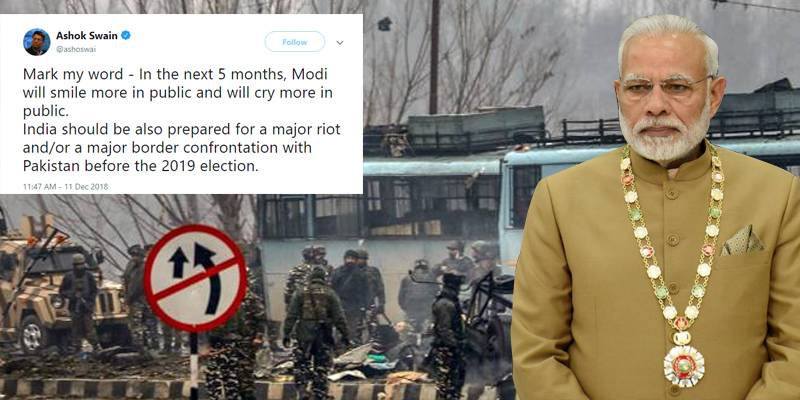 This Indian academic had predicted a 'major border confrontation' with Pakistan will benefit Modi before 2019 elections