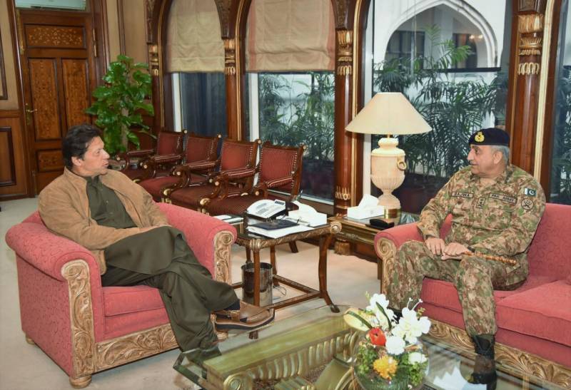 COAS Qamar Bajwa calls on PM Imran to discuss national security