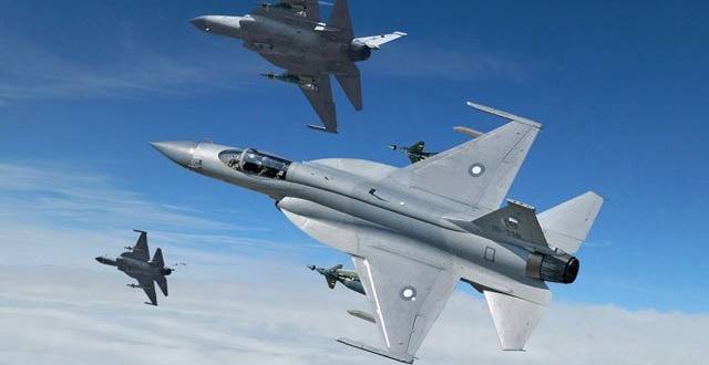 PAF test fires indigenously developed extended range smart weapon from JF-17 Thunder